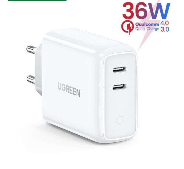 Ugreen PD36W USB PD Charger Quick Charge 4.0 3.0