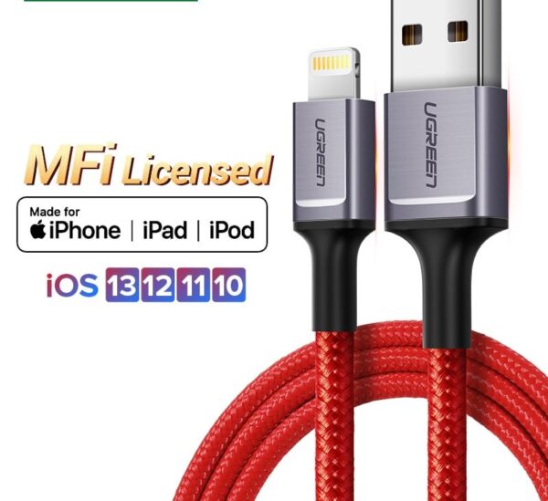 Cable Lightning 2.4A Fast Charger